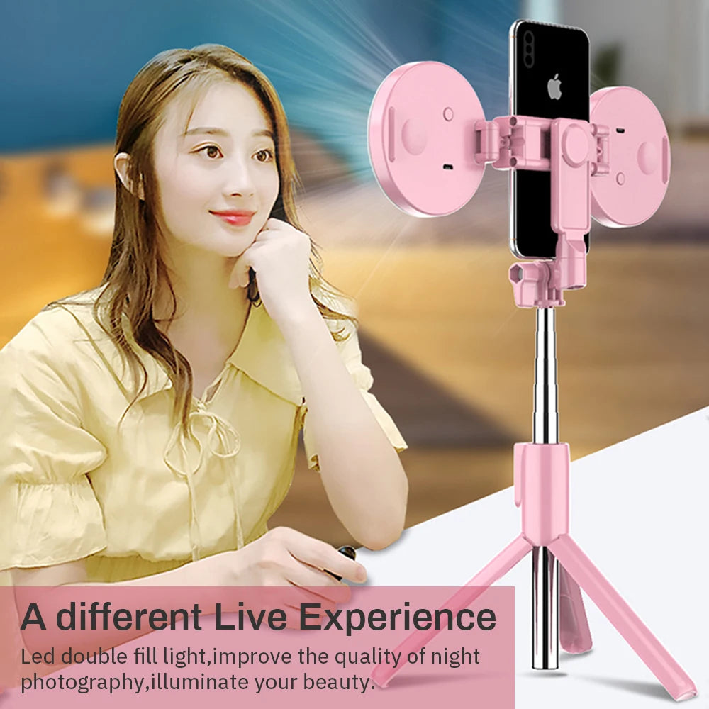 New 6 in 1 Bluetooth Selfie Stick