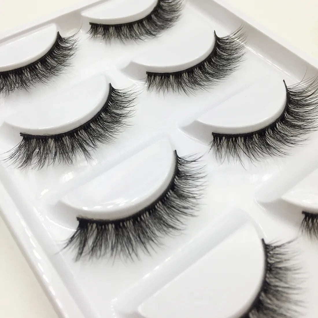 Reusable Self-Adhesive Eyelashes(5 pairs )