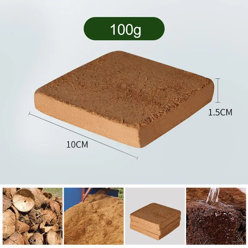 HIGHLY NUTRITIOUS COMPRESSED ORGANIC COCONUT COIR