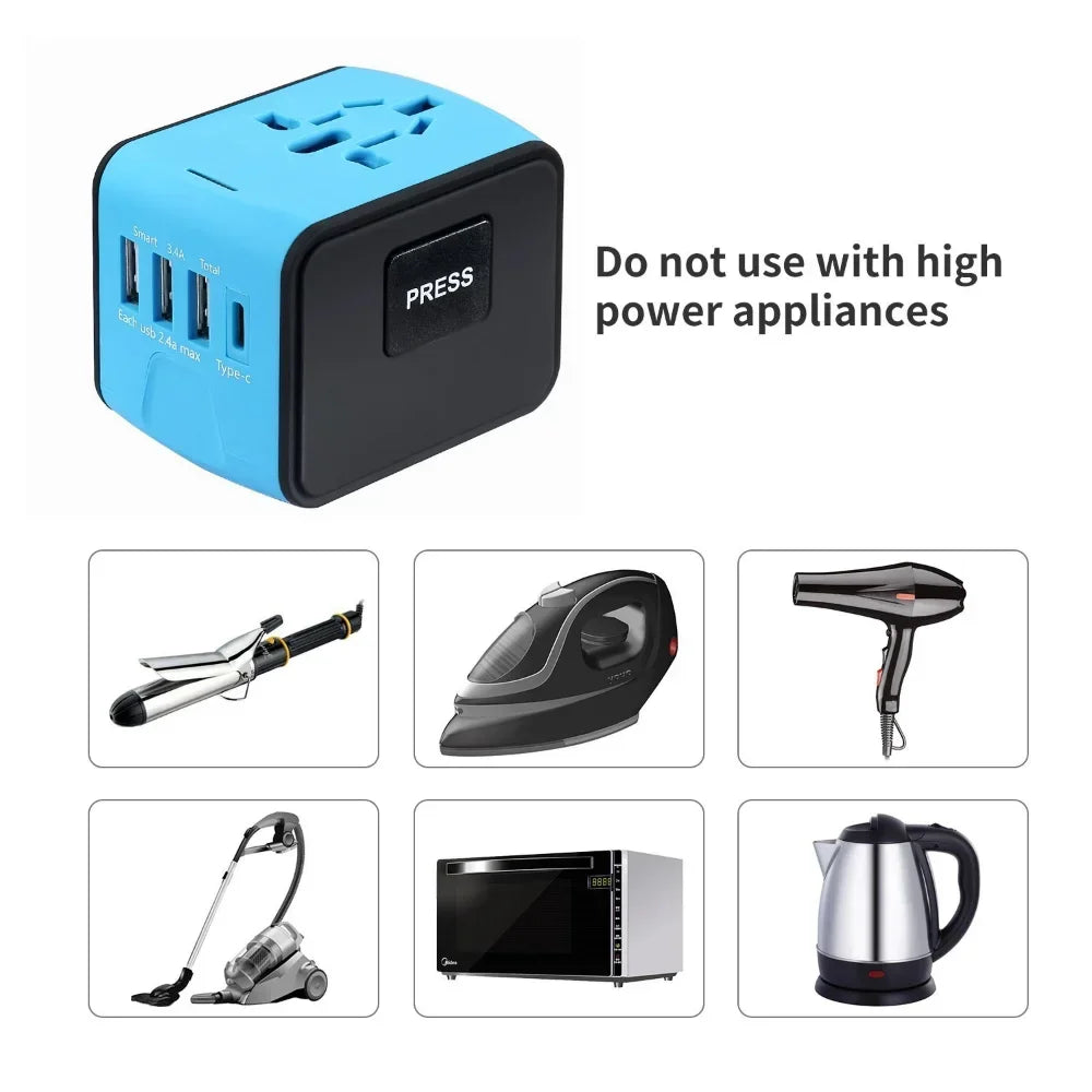 Travel Adapter Universal Power Plug