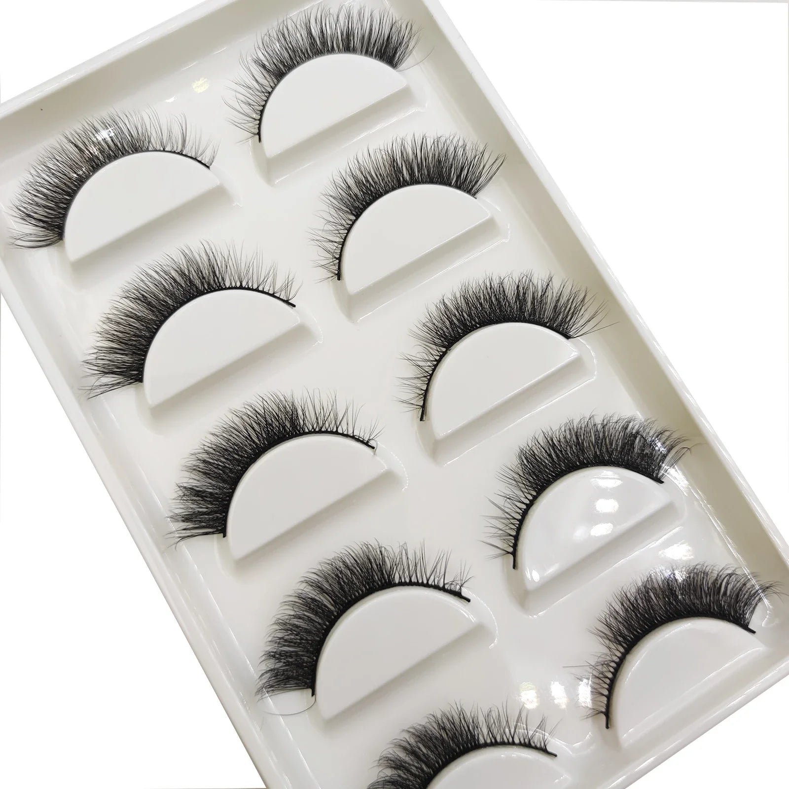 Reusable Self-Adhesive Eyelashes(5 pairs )