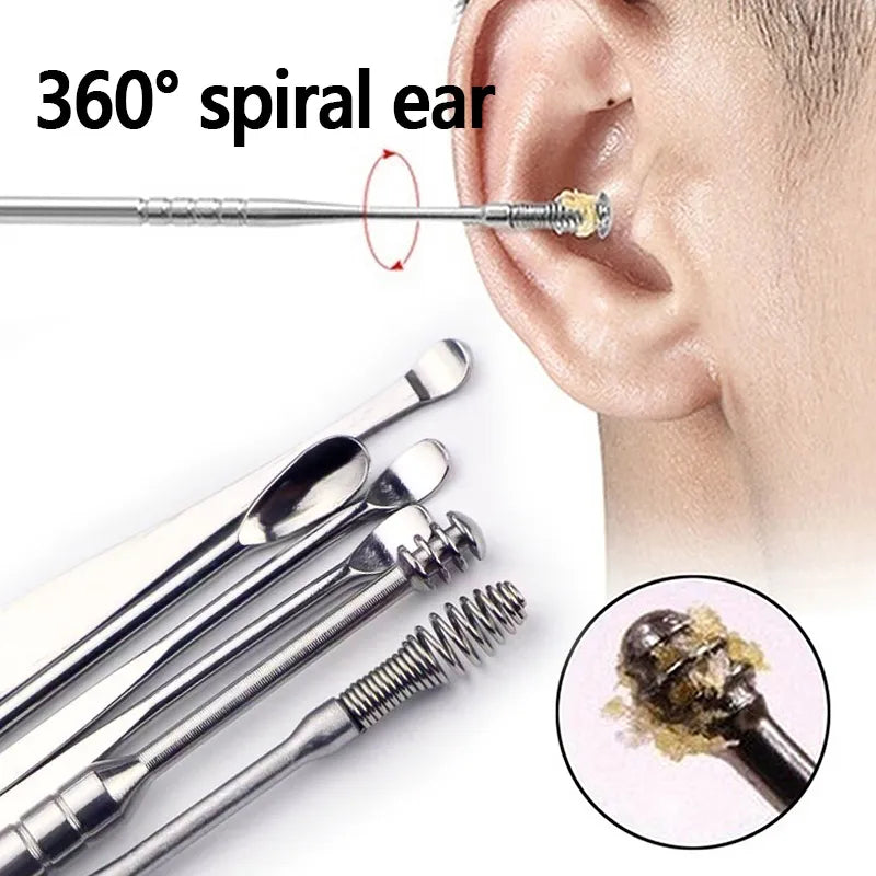 Innovative Spring EarWax Cleaner Tool Set