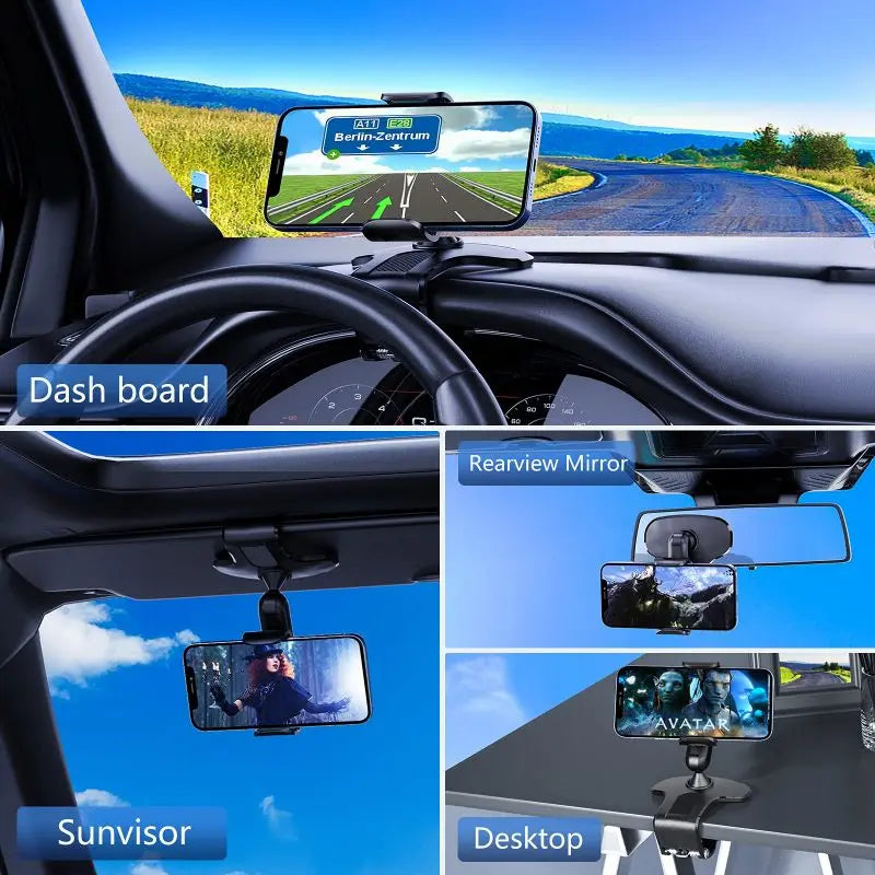 Multifunctional Car Dashboard Mobile Phone Holder