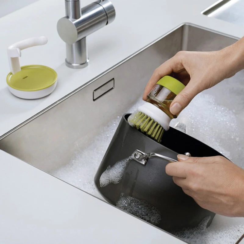 Soap Dispenser Palm Brush