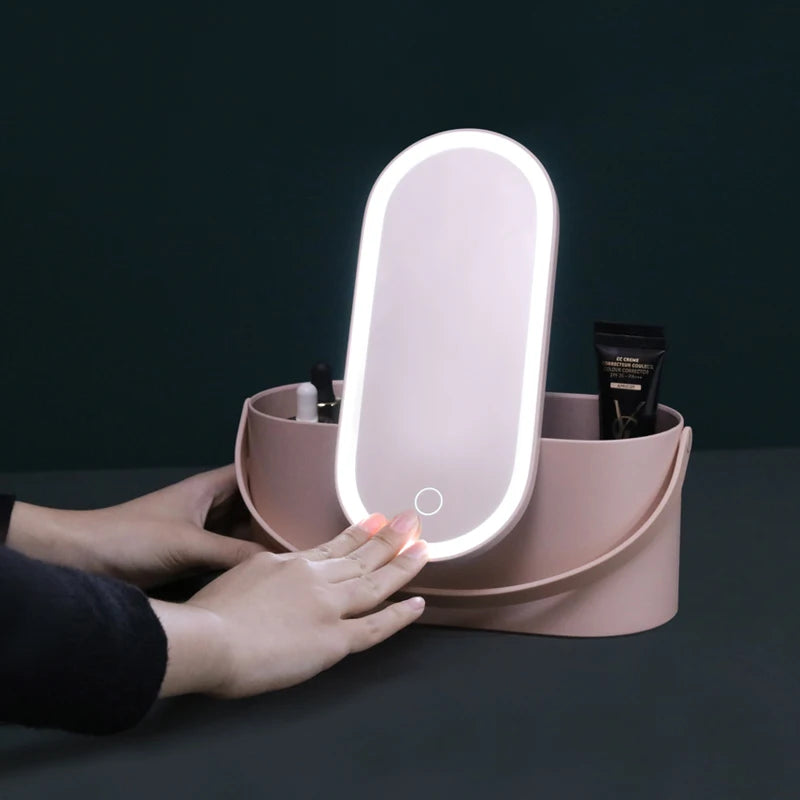 LED Portable Makeup Organizer