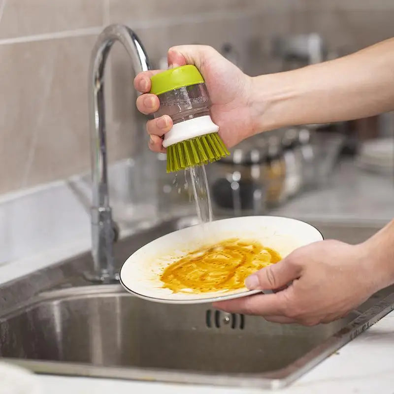 Soap Dispenser Palm Brush