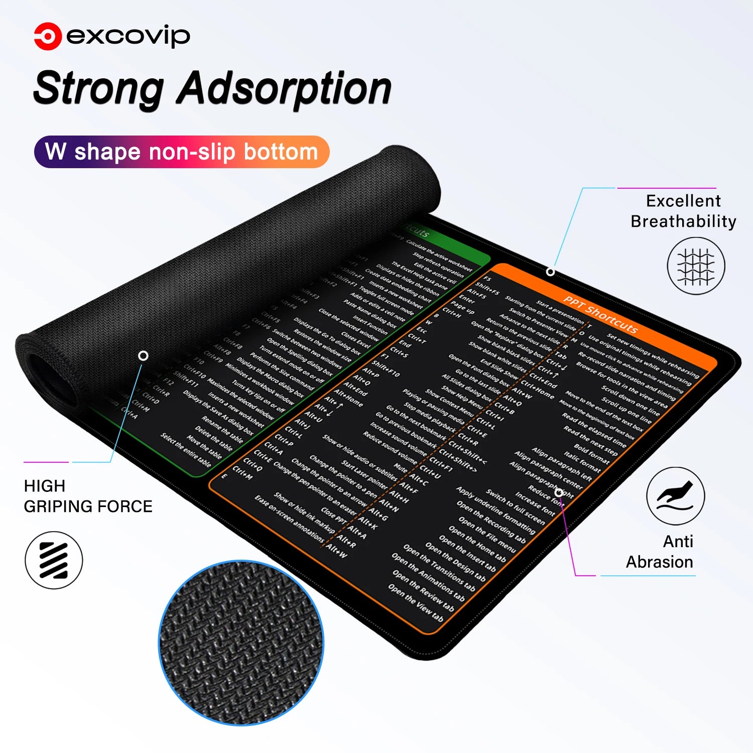 excelpad shortcut mousepad