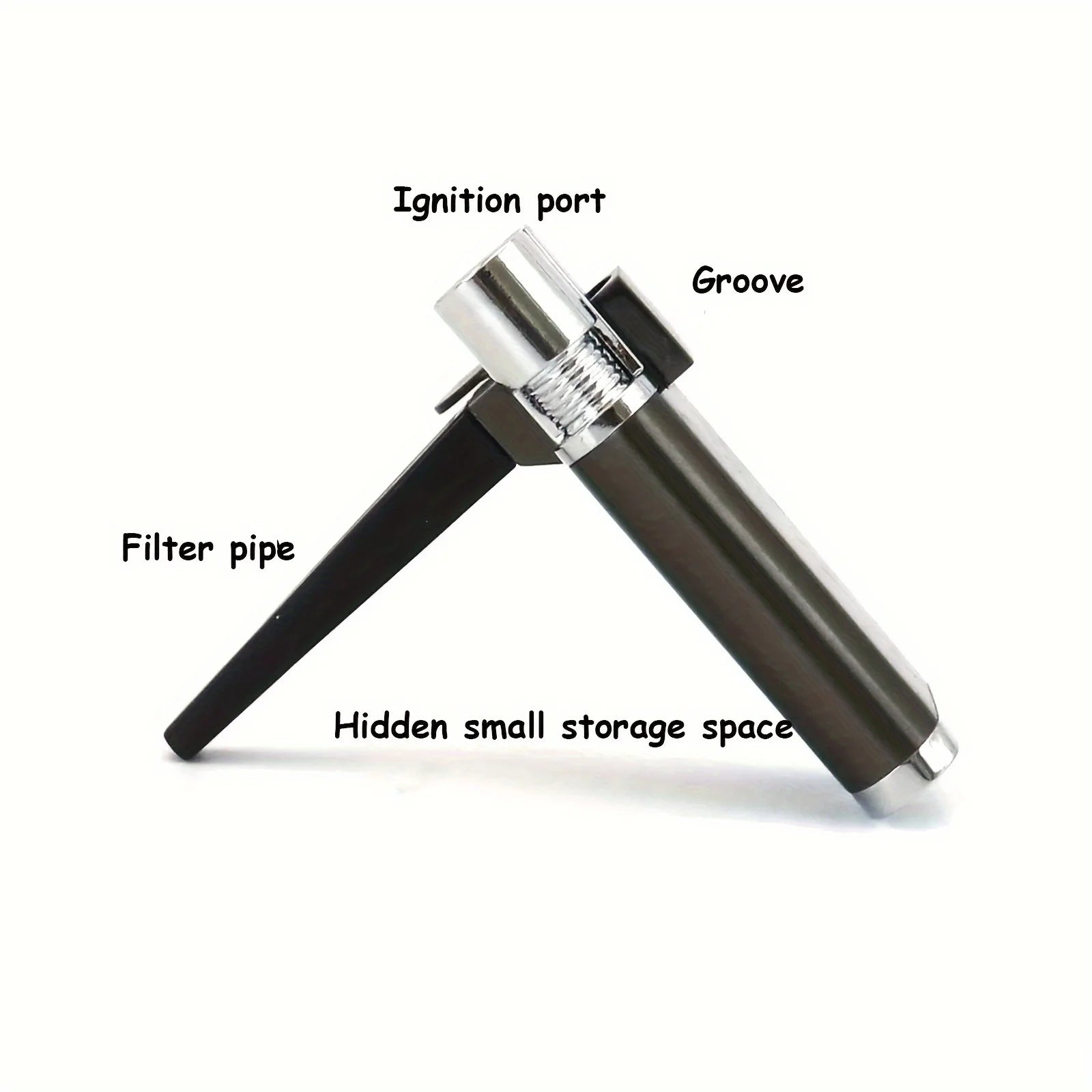 2-IN-1 RETRO FOLDABLE PIPE LIGHTER