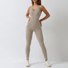 One Piece Tank Top Thigh Slimming Workout Jumpsuit