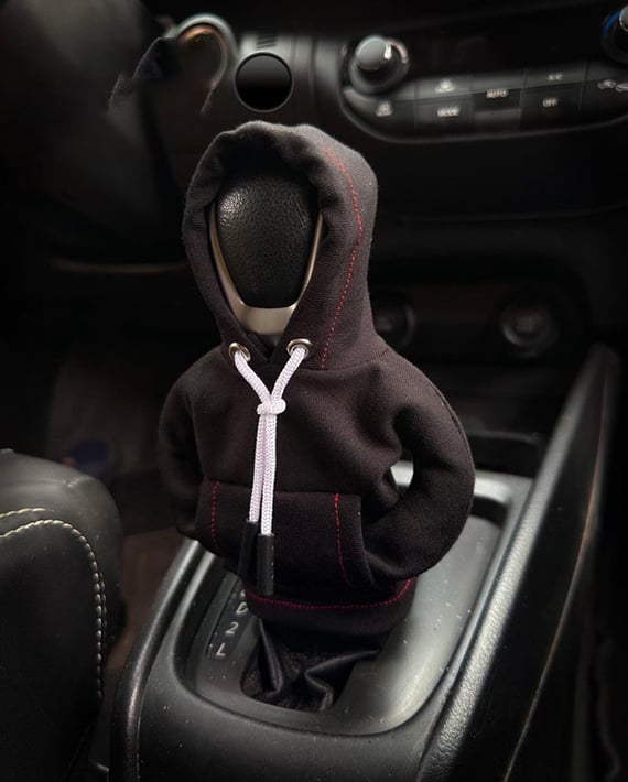 【LAST DAY SALE】Hoodie Car Gear Shift Cover
