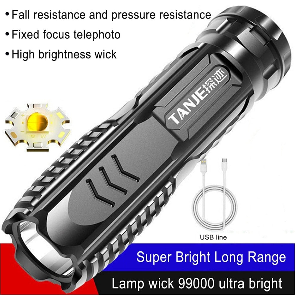 Multifunctional Rechargeable Flashlight