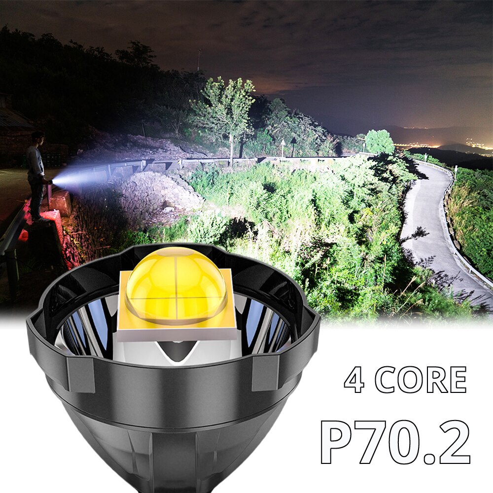 Rechargeable Handheld Spotlight Flashlight